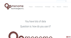 Desktop Screenshot of menome.com