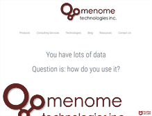 Tablet Screenshot of menome.com